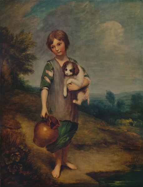 'Cottage Girl with Dog and Pitcher', 1785, (1935). Artist: Thomas Gainsborough.
