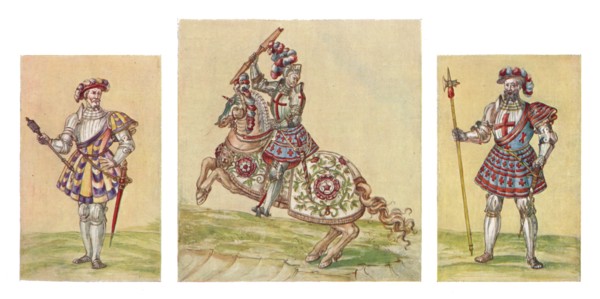 'Soldiers of the Tudor Period, c16th century, (1903). Artist: Unknown.