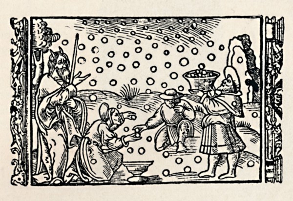 'Gathering Manna', 1539, (1903). Artist: Unknown.