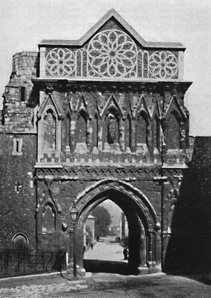'The Ethelbert Gate, Norwich', 1892, (1903). Artist: Unknown.