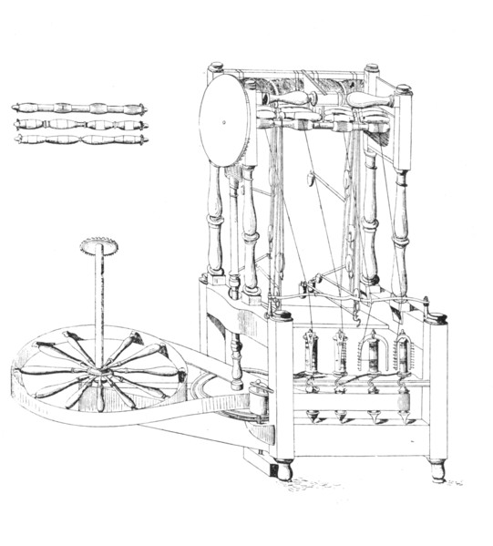 'Arkwright's Spinning Jenny, 1769', 1769, (1904). Artist: Unknown.