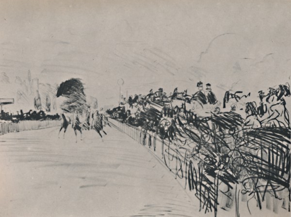 'The Races', 1865-1872, (1946).  Artist: Edouard Manet.