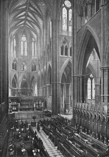 'The Choir and Apse, Westminster Abbey', 1902. Artist: York & Son.