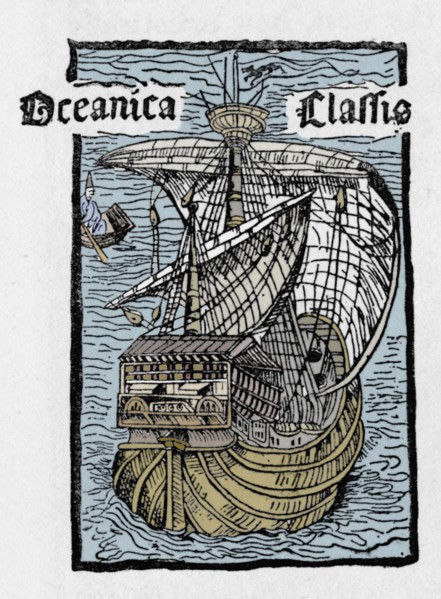 Columbus's Ship, The Santa Maria, (1493), 1912. Artist: Unknown.