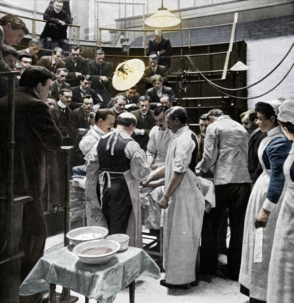 An operation at Charing Cross Hospital, London, 1901 (1903). Artist: Time Life Pictures.