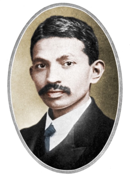 Mohondas Karamchand Gandhi (1869-1948), as a young man. Artist: Unknown.