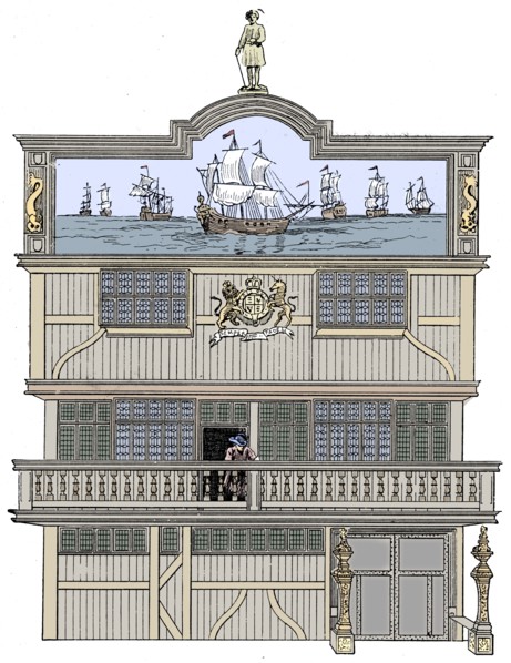 Front of the old East India House, London, 1894. Artist: Unknown.