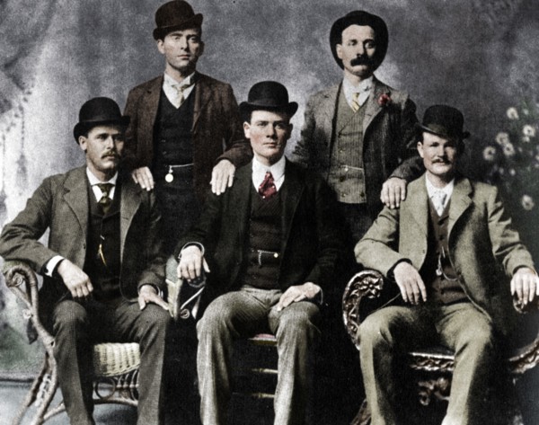 The Wild Bunch, American outlaw gang, 1901 (1954).  Artist: Unknown.