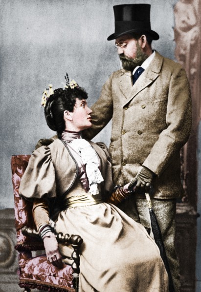 'Emile Zola and Jeanne Rozerat', c1890, (1939). Artist: Pierre Petit.