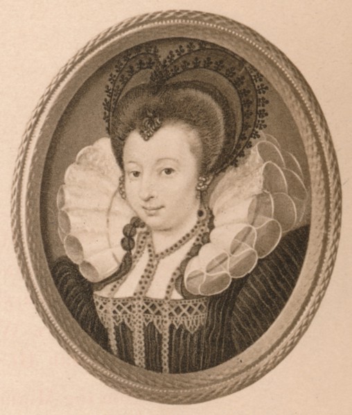 'Catherine Knevett, Countess of Suffolk', c16th century (1904). Artist: Nicholas Hilliard.