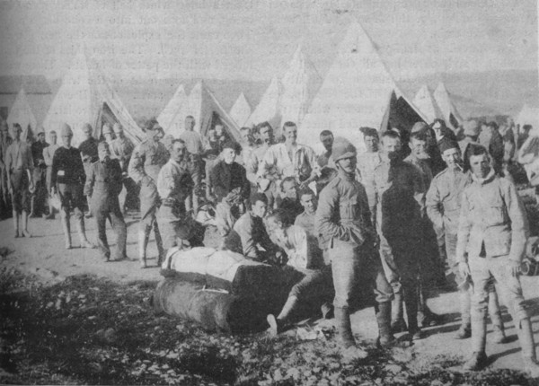'The Dublin Fusiliers Just Before Embarking in the Armoured Train', 1902. Artist: Unknown.
