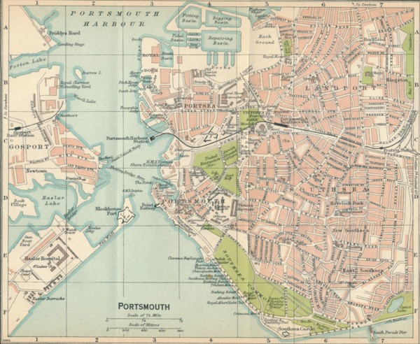 'Portsmouth', c20th Century. Artist: John Bartholomew.