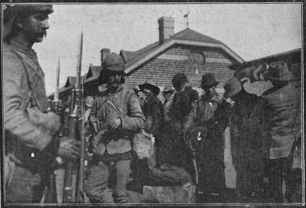 'Boer Prisoners at Vereeniging', 1900. Artist: Biograph Company.