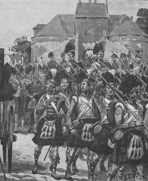 'Picton's Division Off To The Front', 1902. Artist: William Barnes Wollen.