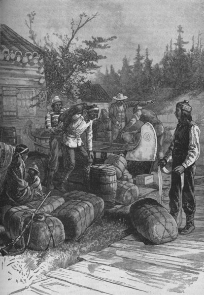 'A Hudson Bay Company's Post', 1902. Artist: Unknown.
