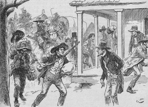 'The City Was Taken With A Desperate Panic', 1902. Artist: Gordon Frederick Browne.