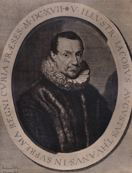 Jacques Auguste de Thou, French historian and book collector, 17th century (1894). Artist: Jean Morin.