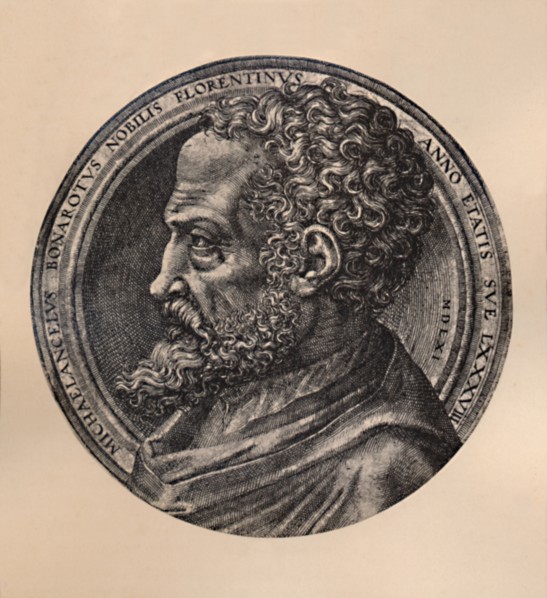 Michelangelo Buonarroti, Italian artist and architect, c16th century (1894). Artist: Unknown.
