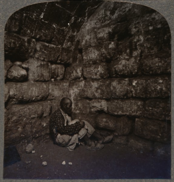 'Interior of the Tomb of Lazarus', c1900. Artist: Unknown.