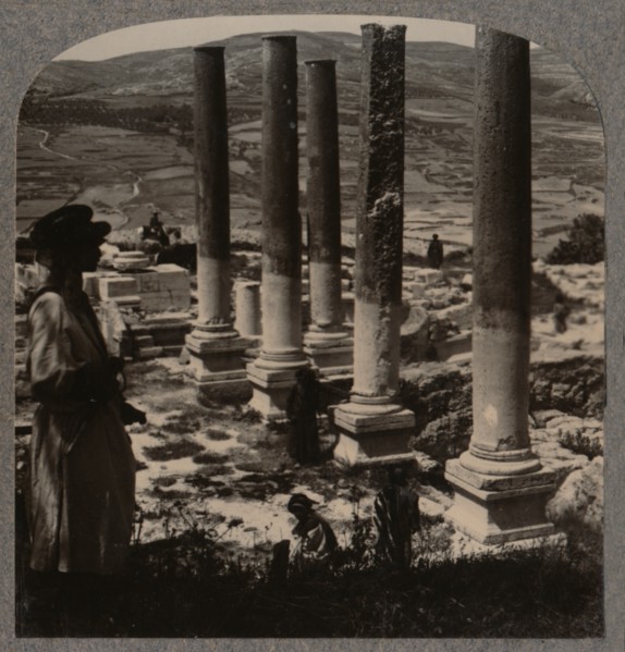 'Harod's Street of Columns, Samaris', c1900. Artist: Unknown.