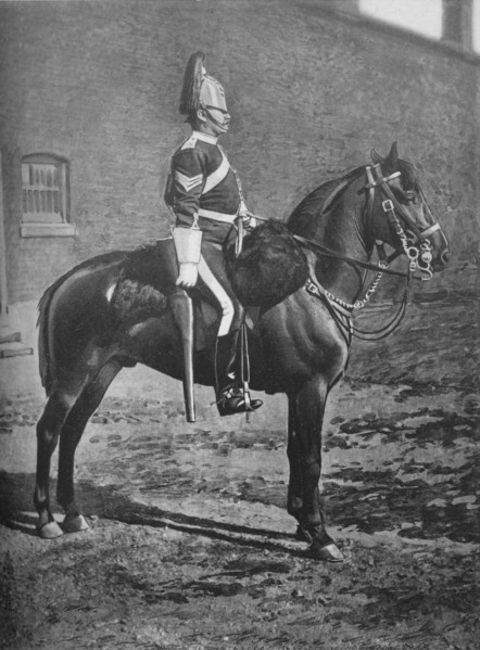 'Sergeant, 2nd Dragoon Guards (Queen's Bays)', c1880. Artist: Gregory & Co.