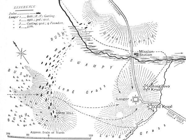 'Plan of the Battle of Ghingilovo', c1880. Artist: Unknown.