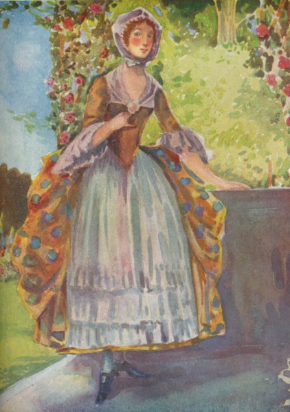 'A Woman of the Time of George II', 1907. Artists: Dion Clayton Calthrop, King George II.
