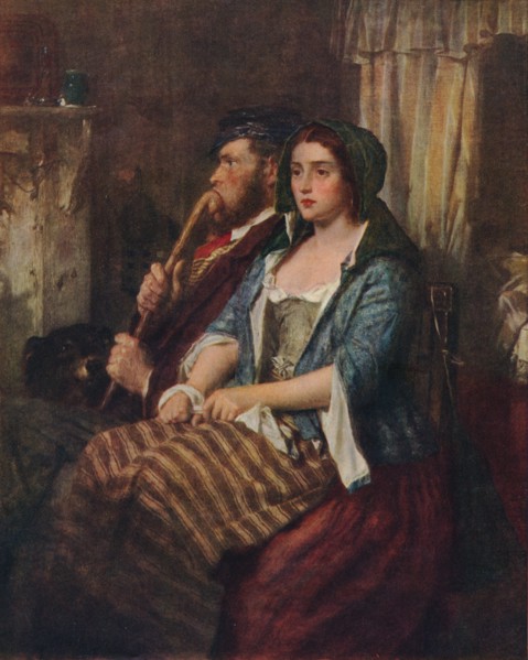 'Faults on Both Sides', 1861, (1911). Artist: Thomas Faed.