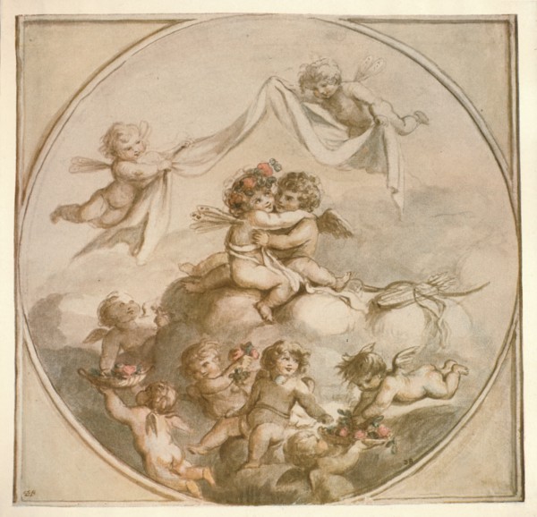 'Cupid and Psyche', 1903. Artist: Lady Diana Spencer.