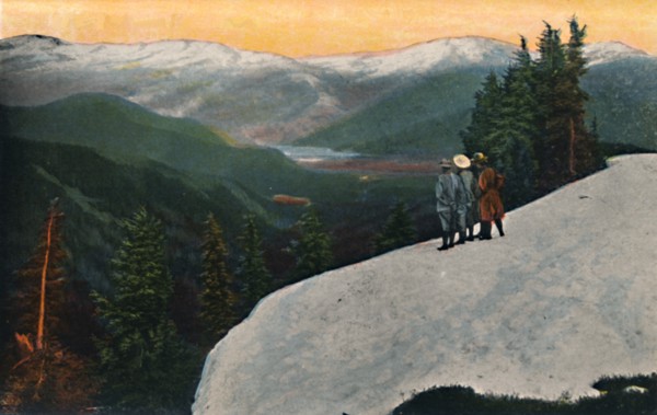 'Looking down from Mount Rainier', c1916. Artist: Asahel Curtis.