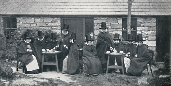 A Welsh tea party, 1912. Artist: Unknown.