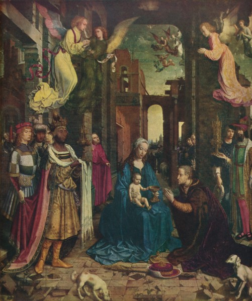 'The Adoration of the Kings', c1510, (1912). Artist: Jan Gossaert.