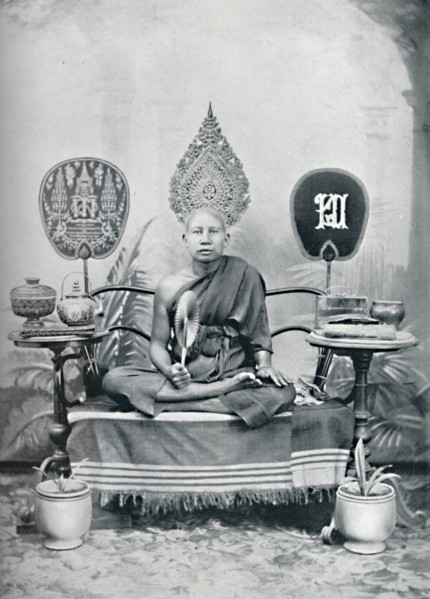 A royal priest, Siam, 1902. Artist: HW Rolfe.
