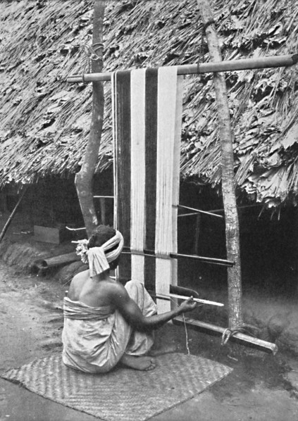 Iebu weaver, 1912. Artist: AW Gelston.