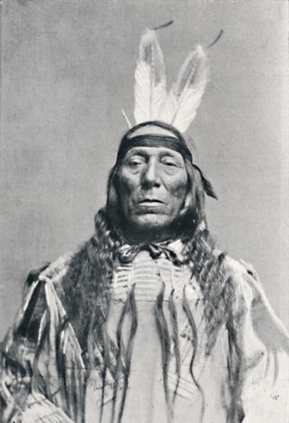 Full face view of a Sioux Indian, 1912. Artist: Robert Wilson Shufeldt.