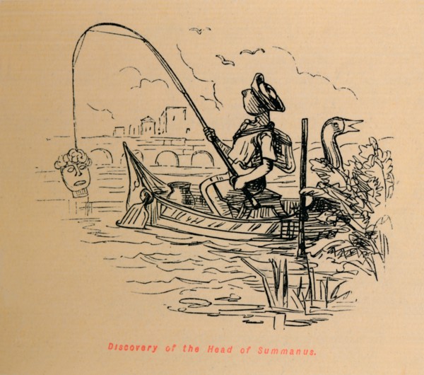 'Discovery of the Head of Summanus', 1852. Artist: John Leech.