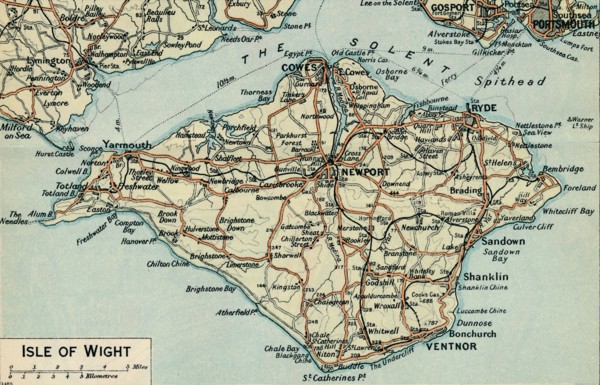 'Isle of Wight.', c20th Century. Artist: John Bartholomew.