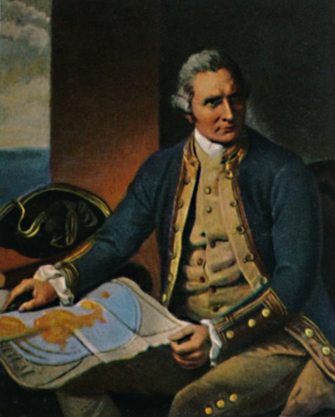 James Cook 1728-1779. - Stich nach dem Gemälde von Dance', 1934