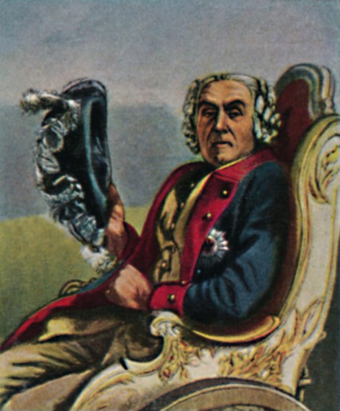 General Fouqué 1698-1774. - Gemälde von Menzel', 1934