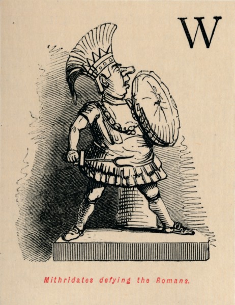 'Mithridates defying the Romans', 1852. Artist: John Leech.