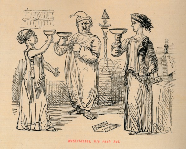 'Mithridates, his rash Act', 1852. Artist: John Leech.