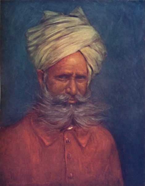 'A Retainer from Central India', 1903. Artist: Mortimer L Menpes.