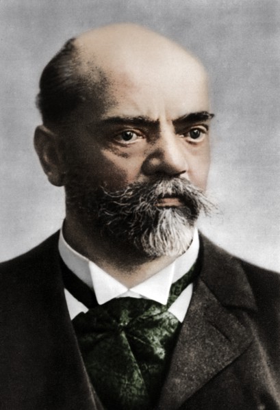 Antonín Leopold Dvorak (1841-1904), Czech composer. Artist: Albert Harlinque.