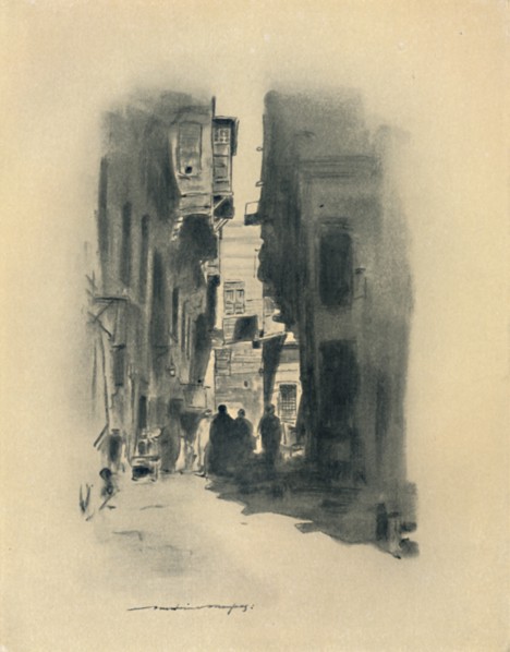 'A Cairo Street', 1903. Artist: Mortimer L Menpes.