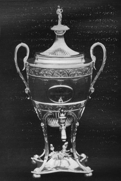 'Silver Cup, York, 1796 - Won by Hambletonian', 1911. Artist: Unknown.