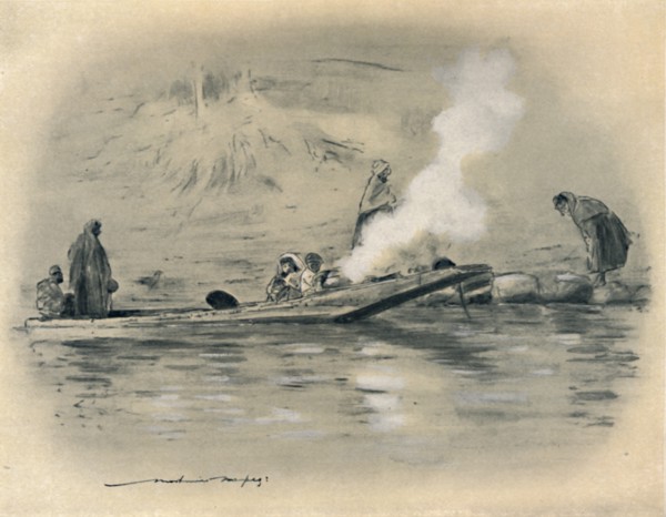 'Family of Nomadic Tribe', 1903. Artist: Mortimer L Menpes.