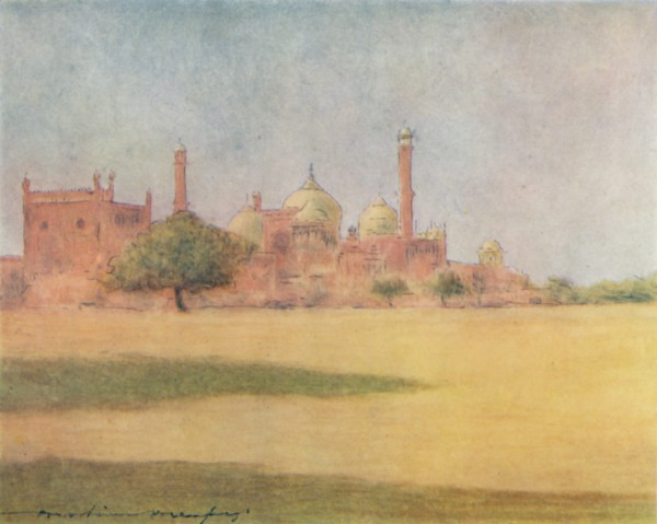 'The Jumna Masjid', 1905. Artist: Mortimer Luddington Menpes.