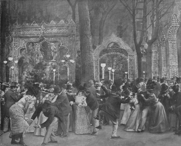 'Le Jardin Du Bal Bullier', 1900. Artist: Unknown.