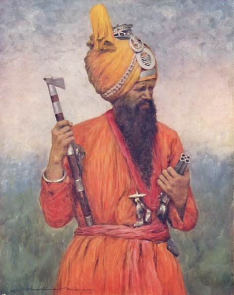 'A Retainer from Jind', 1903. Artist: Mortimer L Menpes.