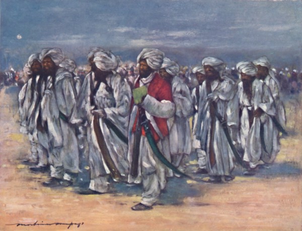 'Baluch Chiefs on Durbar Day', 1903. Artist: Mortimer L Menpes.